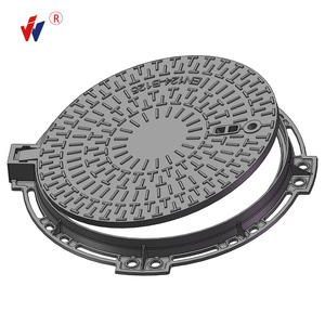 Hete Aanbieding Afvoer Riool Gietijzeren Duurzaam Gietijzeren Putdeksel Zwart Bitumen Gecoat - Product Image 5
