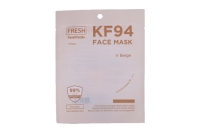 Emballage personnalisé pour masques faciaux en sachet rétractable PE, résistant à l'humidité, thermoscellable, à trois soudures latérales, imprimé en sérigraphie, laminé