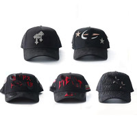 Gorra de Béisbol Original El Barbas de Alta Calidad con Logotipo Bordado a Mano, Borde Curvo Desgastado y Gorras de Lona Rich Forever