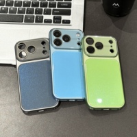 Nouvelle Coque de Téléphone Tendance Couleur Unie Paillettes Fines Plusieurs Couleurs pour iPhone 17 Pro Max 16 15 Pro 15 14