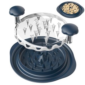 Chicken Shredder Machine Plastic Non-Stick <b>Meat</b> <b>Poultry</b> Tools With Transparent Lid For Easy Cleaning And Use - Product Image 3