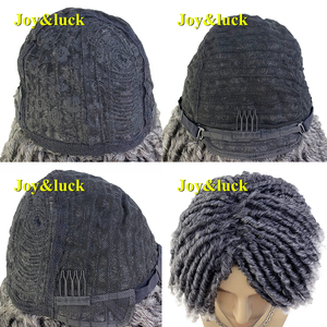 Perruque Courte en <span class=keywords><strong>Cheveux</strong></span> Synthétiques au Crochet – Prix de Gros Fabricant – Tresses Dreadlocks Tendance Style Européen et Américain pour Coiffures <span class=keywords><strong>Dread</strong></span> Locs - Product Image 6