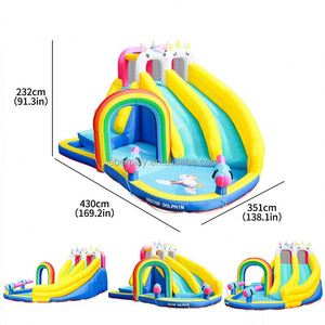 Grand château gonflable commercial en PVC pour intérieur, parc de trampolines intérieur pour enfants, idéal pour le jardin et les garderies - Product Image 2