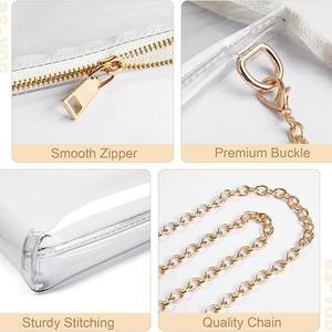 Bolsa Transparente OEM, Bolsa Transversal Clara com Bolso Frontal, Logotipo Personalizado para Festival de Música e Dia de Jogo - Product Image 3