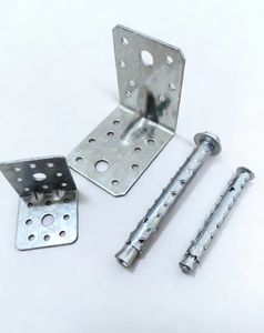 लकड़ी के त्रिकोणीय संरचनाओं के लिए अनुकूलित गैर-मानक प्रबलित एल-आकार ब्रैकेट - Product Image 4