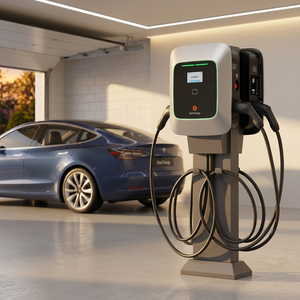 Estación de Carga Inteligente para Hogar y Lugar de Trabajo, Compacta, con Certificación MID, 44kW, Salida Dual, Starcharge Saturn IP55 IK10 OCPP 16J - Product Image 4