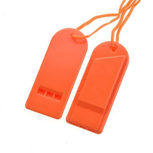 Silbato Plano de Plástico Naranja con Cuerda, Venta Directa de Fábrica, Silbato Triatónico, Silbato de Árbitro R1052 - Product Image 5