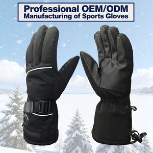 Gants chauffants imperméables à protection UV en polyester rechargeables à température réglable pour le snowboard et la moto en hiver - Product Image 4