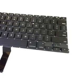 Genuíno novo teclado do portátil para apple macbook ar a1466 reino unido preto