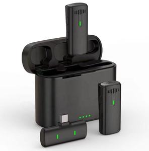 Microphone de Lavalier sans fil avec étui de chargement pour téléphones <span class=keywords><strong>iPhone</strong></span> et <span class=keywords><strong>Android</strong></span> - Product Image 2