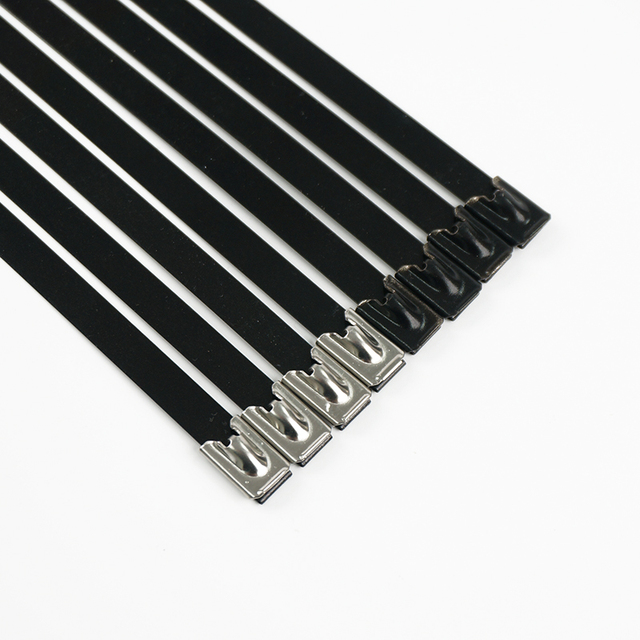 Stainless Steel Cable Ties, Self-Locking, UV Resistant for Outdoor Use
