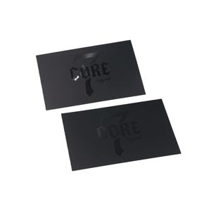 Tarjetas de Visita con Laminado Mate Negro, Código QR, 150x100mm, 300gsm, <span class=keywords><strong>Descuento</strong></span> por Pedido, Cupón de Medicina Hospitalaria, Papel Plateado - Product Image 2