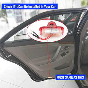 Proyector LED para puerta de coche, luz de sombra fantasma para vw, golf 4, lavida, touran, caddy, Beat, bora, accesorios para coche - Product Image 5