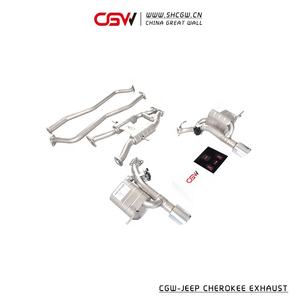 Silenciador de escape de sonido para Jeep Cherokee 3,0 T 3,0 3,6, tubo de escape de alta calidad, con válvula trasera, <span class=keywords><strong>2</strong></span> años de garantía - Product Image 4