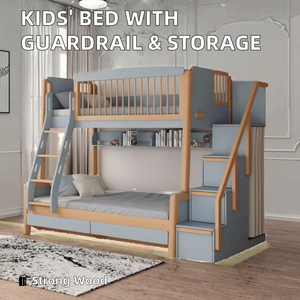 Горячая распродажа: Прочная двухъярусная кровать для детей, мебель для детской спальни - Product Image 3