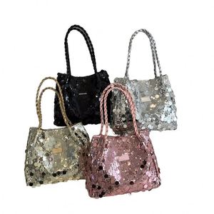Bolso de Hombro Brillante y Moderno para Mujer, con Lentejuelas, Gran Capacidad, Estilo Glitter - Product Image 1