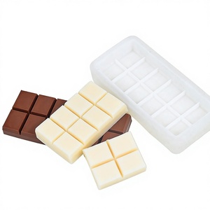 Molde de Chocolate Rectangular con Rejilla, Multifuncional para el Hogar, para Hornear, Decorar Pasteles, Galletas, Cubitos de Hielo, Apto para Contacto con Alimentos - Product Image 2