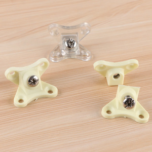 Code d'angle détachable combiné transparent en plastique papillon - Product Image 2