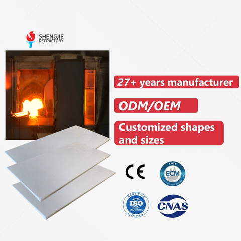 White Microporous Low Thermal Conductivity Vacuum Insulated Nano Insulation Board Medium Refractory Furnace Lining Cutting