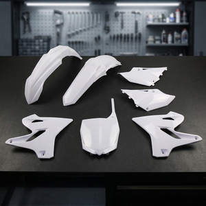 Kit in Plastica Bianca XFUN per Yamaha YZ 125 2015-2021 Accessori Moto Modello YAKIT319046-6632 Italia - Product Image 3