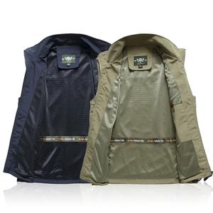 Nouvelle arrivée vente chaude hommes <span class=keywords><strong>été</strong></span> <span class=keywords><strong>gilet</strong></span> veste en gros <span class=keywords><strong>sans</strong></span> manches en nylon gilets Logo personnalisé polaire gilets pour vêtements actifs - Product Image 3
