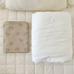 Couverture lavable en coton tricoté pour bébé Couette chaude amovible Couette douce et respirante pour berceau et chambre d'enfant - Product Image 4