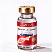 Étiquettes personnalisées imprimées pour flacons de peptides, autocollants imperméables, étiquettes d'emballage, impression d'étiquettes pour flacons de 10 ml et 3 ml