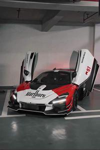 Kit carrosserie avant en fibre de carbone sèche style <span class=keywords><strong>Senna</strong></span> <span class=keywords><strong>GTR</strong></span> pour <span class=keywords><strong>McLaren</strong></span> 720S amélioré - Product Image 5