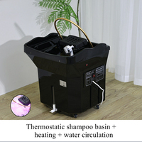 Réservoir d'eau portable 60L pour équipement de spa capillaire de salon, lavabo de coiffure à circulation en cascade, fauteuil de shampoing mobile