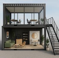 Usine Préfabriquée Casa Modulaire Détachable Conteneur Flat Pack Petites Maisons Cabine Bureau Pods de Vie Kits Maisons Prêtes à Expédier