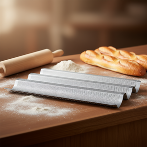 Bandeja para Baguettes Stdter de 35 cm, Perforada, para Hornear Pan - Product Image 3