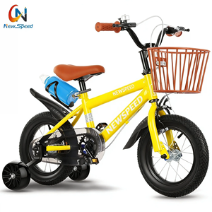 Bicicleta Infantil al por Mayor de 12-16 Pulgadas con una Sola Velocidad, Canasta de Plástico y Ruedas de Entrenamiento NS-545, Pedal Ordinario - Product Image 1
