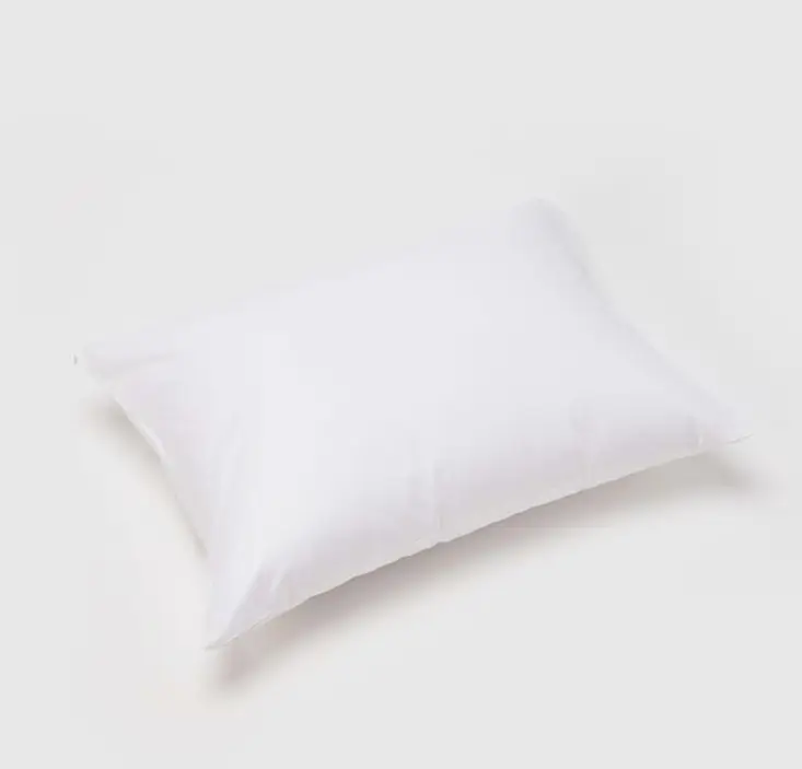 High Quality White 100%Cotton Pillowcase 300TC Zipper Pillow Cover Case For Hotel