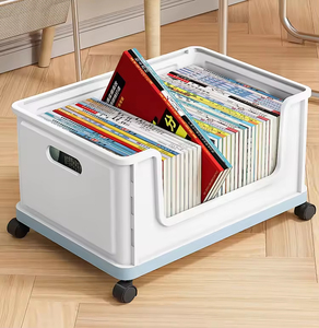 YJ14 Étagères pour enfants avec poulie Paniers de rangement pour livres multicouches Étagère rectangulaire en plastique à injection - Product Image 3