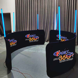 บูธภาพถ่าย360เป่าลมพร้อมไฟ LED 360ตู้โชว์ภาพถ่ายแบบปั่น - Product Image 5