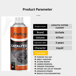 Archele 475ml hiệu suất cao xe nhiên liệu phụ gia xúc tác hệ thống sạch hơn Hệ thống ô tô xúc tác sạch hơn 12 cái/ctn - Product Image 2