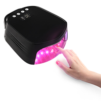 Lampe à ongles LED Pro Cure sans fil 96W Lumière UV Séchoir à ongles Équipement de manucure avec poignée pour une prise facile au salon à la maison