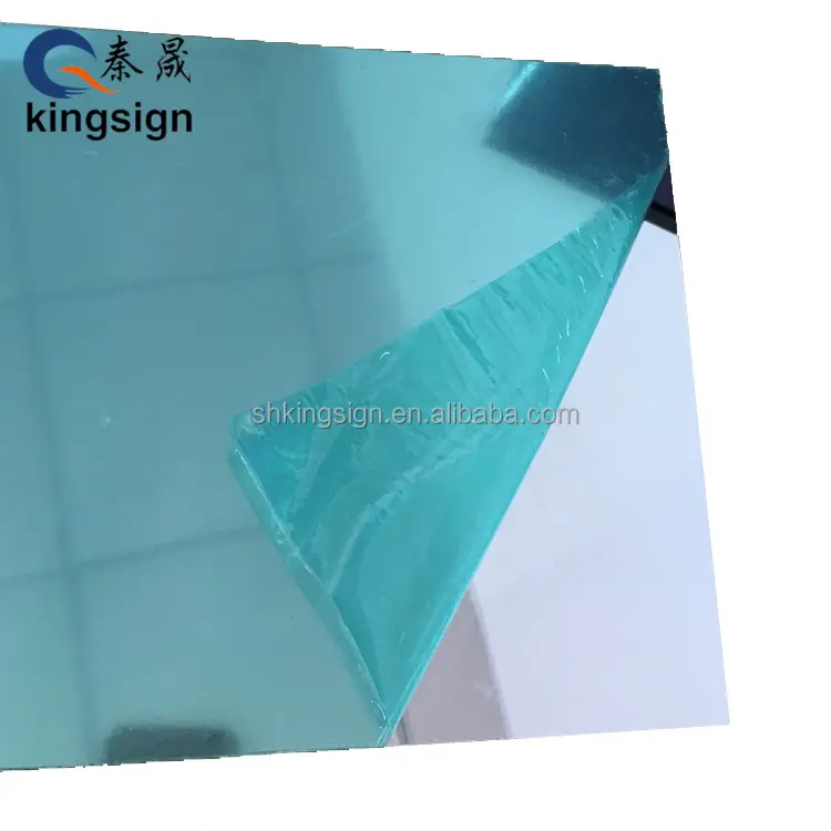 Kingsign Lembar Cermin Perekat Akrilik Plastik, Pelat Cermin Plexiglass
