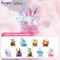 YQ Wholesale Original Genuine Simplified Chinese Go for It Eevee Blind Box Toy Collectible Pokem Booster Box Case Board Game
