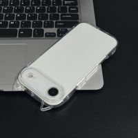 Coque de téléphone antichoc en TPU souple avec oreilles de chat 3D transparentes et mignonnes pour iPhone 17 Air 16 E 15 14 13 12 11 Pro X XS Max XR 8 Plus