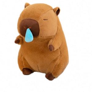 Wholesale Cute 30/40/50cm Capybara Super <b>Soft</b> Nylon Plush <b>Toy</b> PP Cotton Custom Logo Stress Relief Sitting <b>Stuffed</b> Birthday - Product Image 1