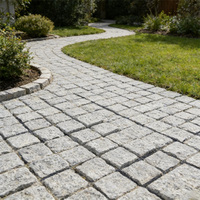Pavés en granit gris, blocs de granit, pierres naturelles en cube pour allée extérieure, jardin, aménagement paysager