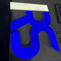 Enseigne LED d'extérieur de haute qualité très vendue avec logo personnalisé en résine époxy 3D éclairage boutiques maison hôtels bar centre commercial entreprises hôpitaux parc