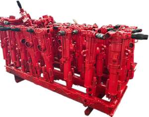 空気圧式ハンドヘルド削岩機 ポータブル削岩機 爆破用削孔機 ジャックハンマー レジェンドブランド 34-42MM径掘削 - Product Image 1