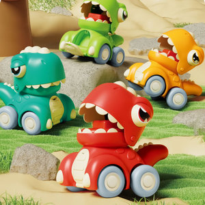 Colorido Animal de dibujos animados inercial lindo juguete de fricción engranaje de coche con silbato <span class=keywords><strong>BiBi</strong></span> juguetes de fricción de coche - Product Image 2