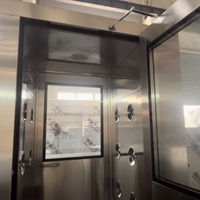 Douche d'air Haolan pour salle blanche, nouvelle génération, en acier inoxydable SUS304, pré-filtre, purificateur d'air intelligent à faible bruit, capacité 1 personne, triphasé