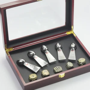 San Francisco <span class=keywords><strong>49ers</strong></span> NFL Super Bowl kampioenschapsringen met trofee luxe set - Product Image 5