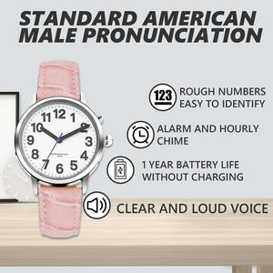 <span class=keywords><strong>Montre</strong></span> parlante pour femmes, montres à grands <span class=keywords><strong>chiffres</strong></span> parlantes pour les aveugles, les malvoyantes, les personnes âgées, les dames - Product Image 5