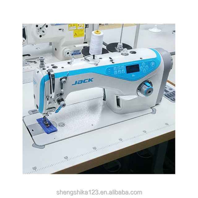 Original Chinese Brand Jack A4 Used Single Needle High Speed Flatbed Talking Lockstitch Sewing Machine With Auto-trimmer