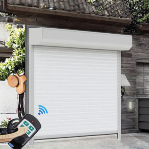 Portes <span class=keywords><strong>de</strong></span> <span class=keywords><strong>garage</strong></span> industrielles à enroulement en acier ignifugé au design moderne, avec télécommande, pour entrepôt - Product Image 3